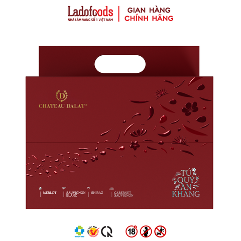 Chateau Dalat - Bộ Hộp Quà Tứ Quý An Khang