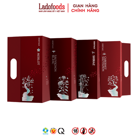 Chateau Dalat - Bộ Hộp Quà Tứ Quý An Khang