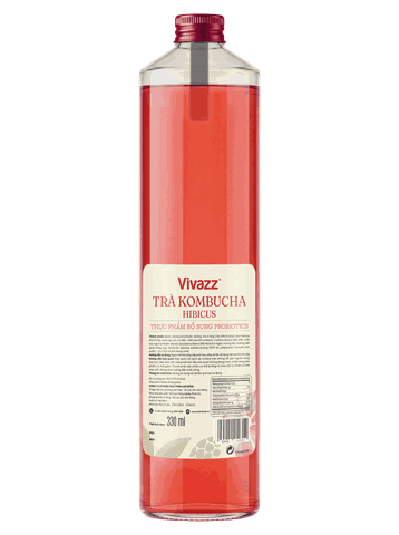 Vivazz trà Kombucha - Đào - 330 ml