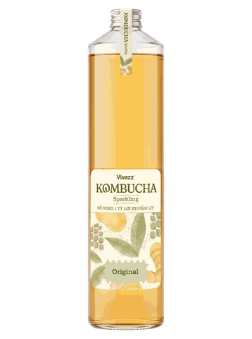 Vivazz trà Kombucha - Nguyên bản - 330 ml