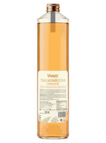 Vivazz trà Kombucha - Chanh dây - 330 ml