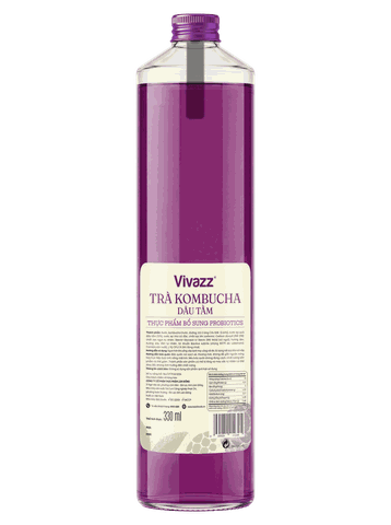 Vivazz trà Kombucha - Dâu tằm - 330 ml