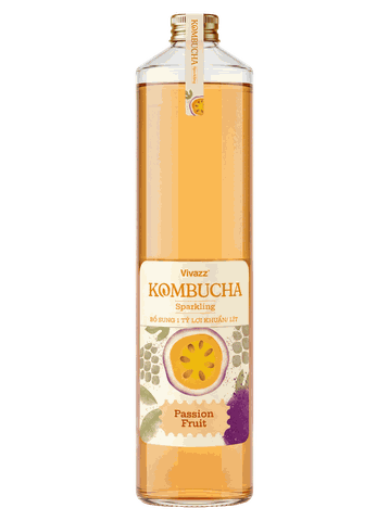 Vivazz trà Kombucha - Chanh dây - 330 ml