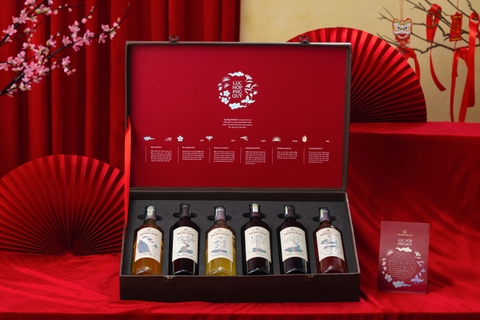 Chateau Dalat - Bộ Hộp Quà Lục Hợp Phú Quý