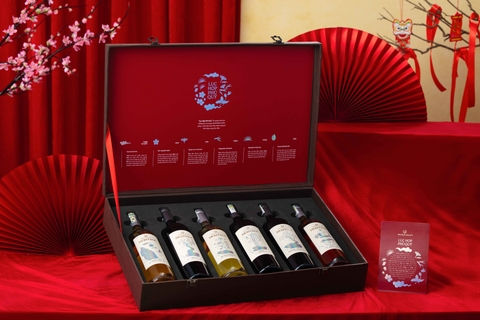 Chateau Dalat - Bộ Hộp Quà Lục Hợp Phú Quý