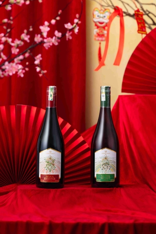 Hộp 2 chai Chateau Dalat Olong Secret & Moka Essence - 750ml