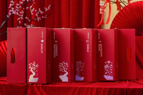 Chateau Dalat - Bộ Hộp Quà Tứ Quý An Khang - Bộ Tứ Quý An Khang