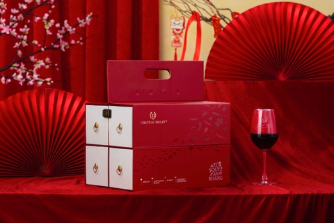 Chateau Dalat - Bộ Hộp Quà Tứ Quý An Khang - Bộ Tứ Quý An Khang