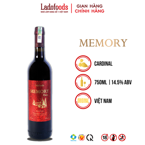 Rượu Memory Đà Lạt 750ml