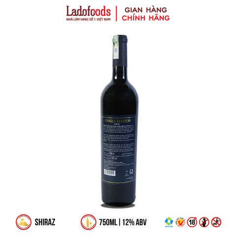 Chateau DaLat - Single Edition - Shiraz - 750ML