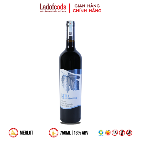 Rượu Vang Úc Hill Harrington - Merlot 750ML