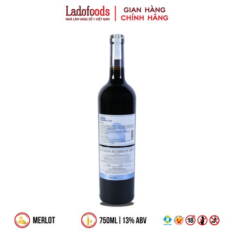 Rượu Vang Úc Hill Harrington - Merlot 750ML