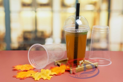 Milk tea cup PP 360ml