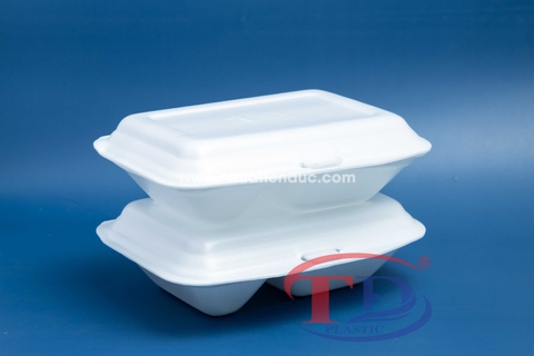 Lunch foam box 2 Tiến Đức