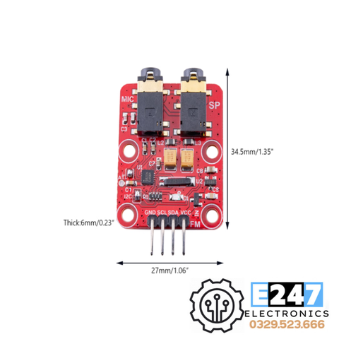 MODULE PHÁT TẦN SỐ FM RDA582
