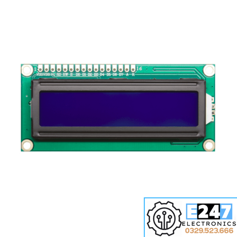 MÀN HÌNH LCD16X02 (XANH DƯƠNG)