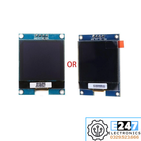 MÀN HÌNH OLED 1.5INCH SSD1327 128X128 GIAO TIẾP I2C DÙNG CHO UNO R3 STM32