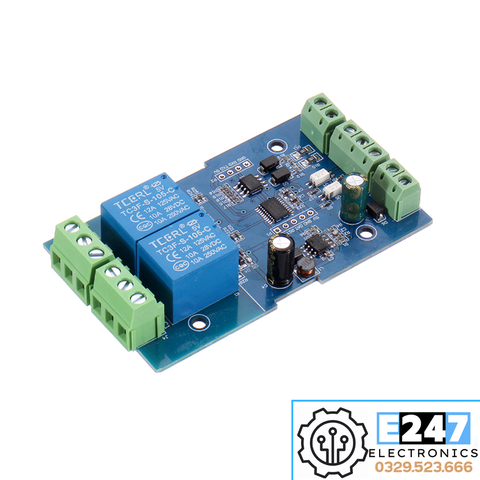 MODULE RELAY 2 KÊNH MODBUS-RTU ĐẦU RA RS485/TTL