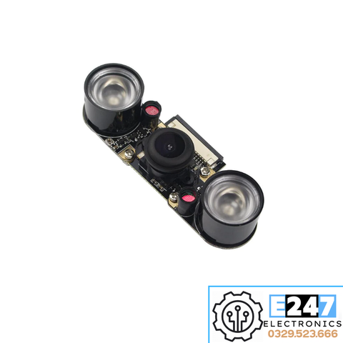 MODULE CAMERA RASPBERRY PI 5MB OV5647, FISHEYE LENS, SUPPORTS NIGHT VISION