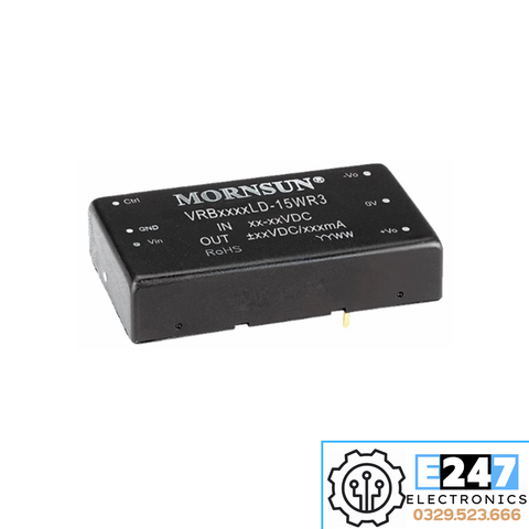 MODULE CHUYỂN ĐỔI NGUỒN DC SANG DC VRB2412LD-15WR3 15W
