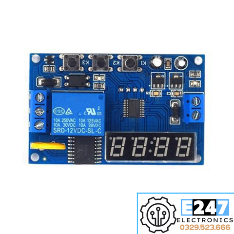 MODULE HẸN GIỜ THEO THỜI GIAN THỰC ĐÓNG NGẮT BẰNG RELAY 12V-24V