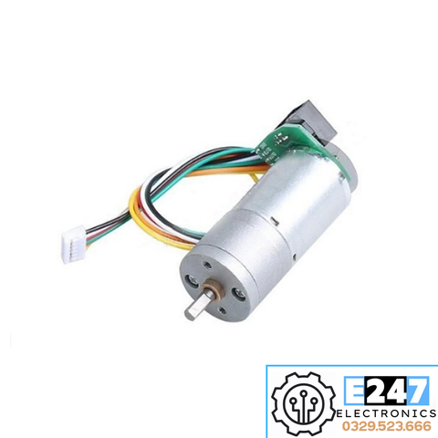 ĐỘNG CƠ ENCODER 334 XUNG JGA25-371 + GIẢM TỐC RP126(1:34)