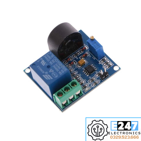 CÔNG TẮC CẢM BIẾN QUÁ DÒNG AC 5A RELAY 12V