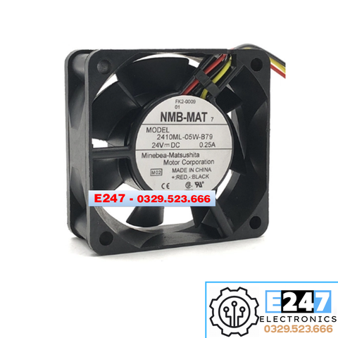 QUẠT TẢN NHIỆT NMB 2410ML-05W-B70 DC24V 0.25A