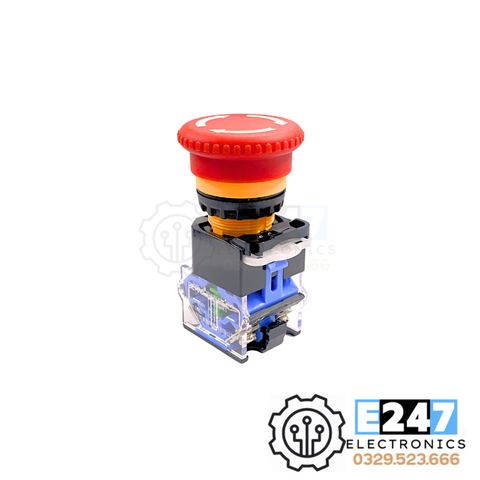 NÚT NHẤN DỪNG KHẨN CẤP LA38-11ZS 22MM chính hãng BERM