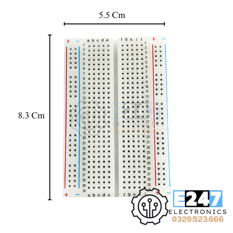Breadboard Cắm 400 Lỗ