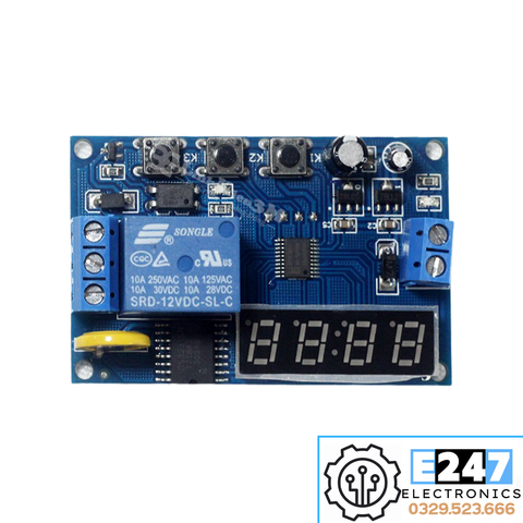 MODULE HẸN GIỜ THEO THỜI GIAN THỰC ĐÓNG NGẮT BẰNG RELAY 12V-24V