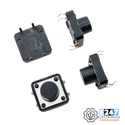 NÚT NHẤN 4 CHÂN 12X12X22MM