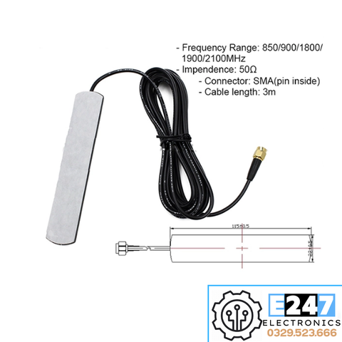 ANTEN GSM/WCDMA G12 3 MÉT