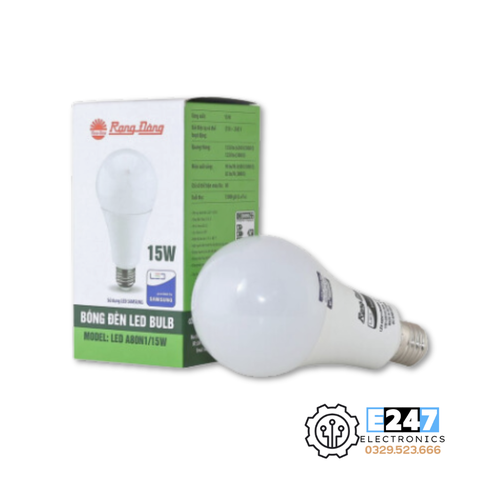 BÓNG ĐÈN LED RẠNG ĐỘNG 220V - 15W 6500K