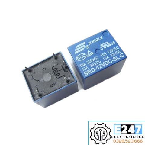 RELAY 12V10A SRD-12VDC CHÍNH HÃNG