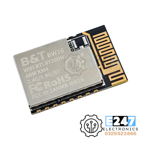 Mạch WIFI Băng Tần Kép BW16 RTL8720DN