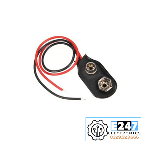 DÂY CHỤP PIN 9V KHÔNG CÓ ĐẦU DC