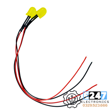 LED 14mm màu vàng 12V