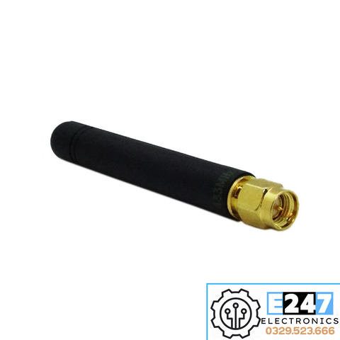 ANTEN LORA SMA HÌNH TRỤ TRÒN ĐỰC THẲNG 915MHZ 5CM
