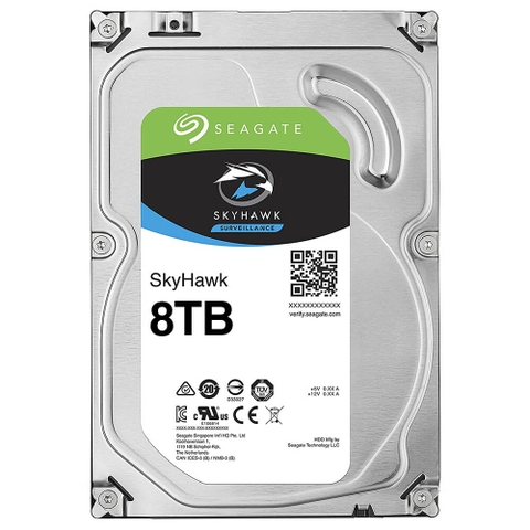 Ổ cứng ST8000VX004, 8TB, SKYHAWK SEAGATE, Chuẩn HDD 3.5-inch