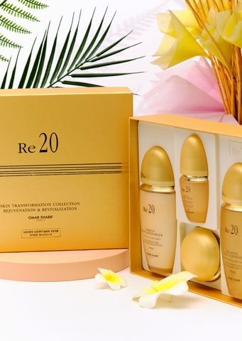 RE20 ENRICH Four-piece Set MADE IN KOREA (Softener: 150ml, Moisturizer: 150ml, Cream: 60ml, Serum: 32ml