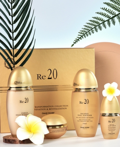 RE20 ENRICH Four-piece Set MADE IN KOREA (Softener: 150ml, Moisturizer: 150ml, Cream: 60ml, Serum: 32ml