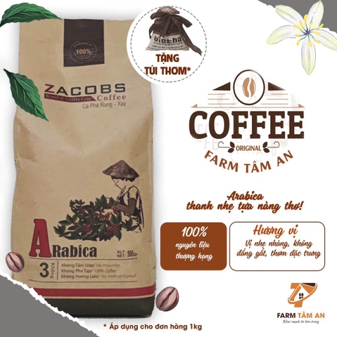 Cà Phê Rang Xay Arabica - 500g