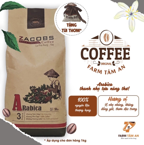 Cà Phê Rang Xay Arabica - 500g