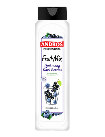 Fruit mix  Quả mọng Andros (Dark berries Fruit mix) - Chai 820ml