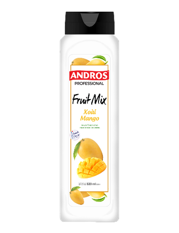 Fruit mix Xoài Andros (Mango Fruit mix) - Chai 820ml