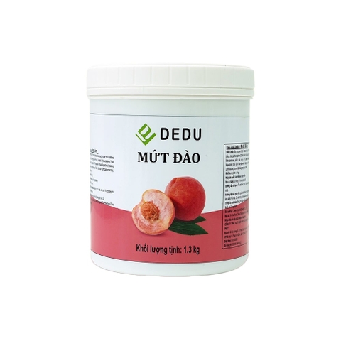 Mứt đào Dedu Pha Chế Đồ Uống - 1.3Kg