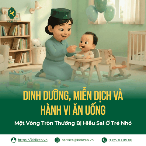 Dinh Dưỡng, Miễn Dịch Và Hành Vi Ăn Uống: Một Vòng Tròn Thường Bị Hiểu Sai Ở Trẻ Nhỏ