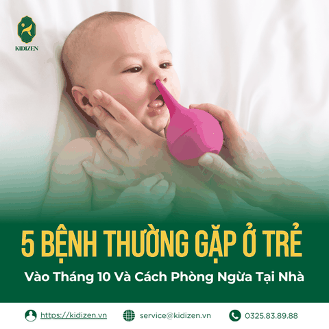 5 Bệnh Thường Gặp Ở Trẻ Vào Tháng 10 Và Cách Phòng Ngừa Tại Nhà