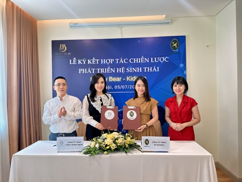 HỢP TÁC CHIẾN LƯỢC IP KIDIZEN VÀ HONEY BEAR HƯỚNG ĐẾN CHĂM SÓC TOÀN DIỆN CHO MẸ VÀ BÉ
